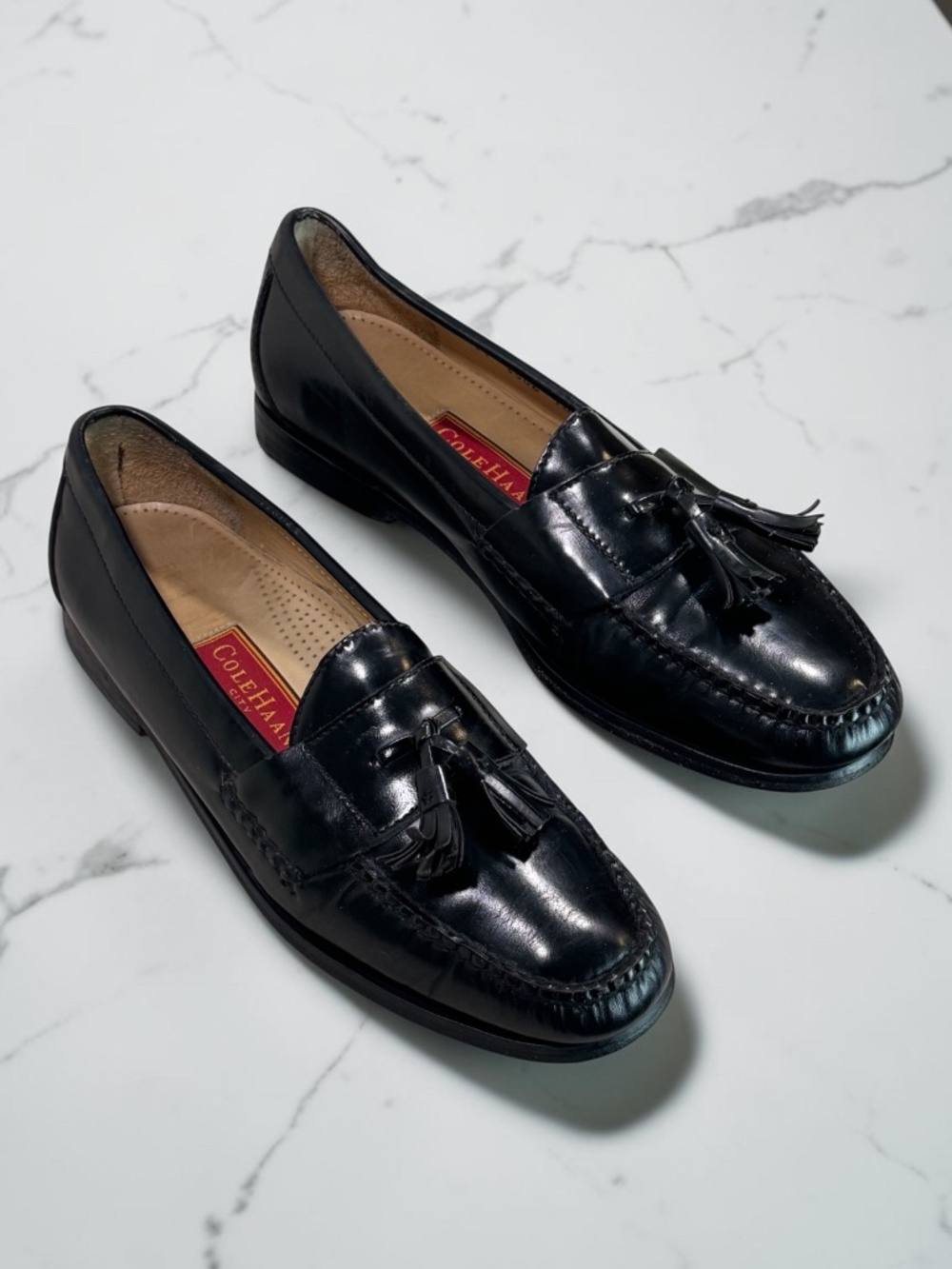 Vintage Cole Haan "City" Tassel Loafers Mens Size 10.5B